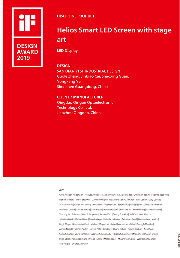 iF Design Zertifikat
